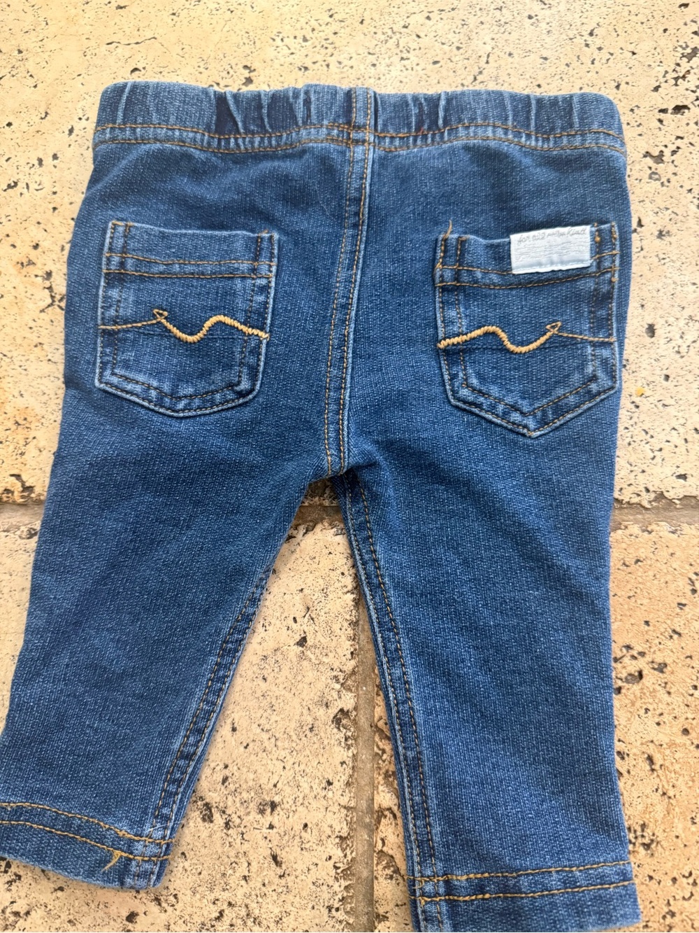 7 For All Mankind Kids Dark Blue Denim Jeans